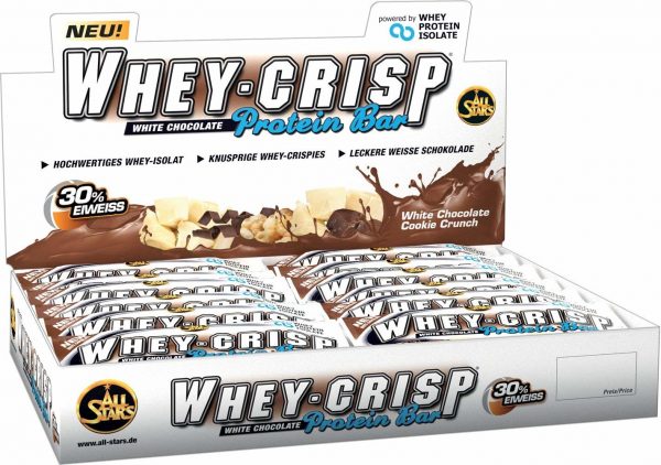 All Stars whey-crisp protein bar